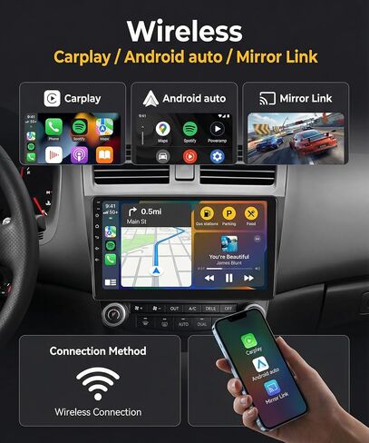 8 Core 6G 128G 5G WiFi Car Stereo for Honda Accord 2003-2007 in Saudi Arabia