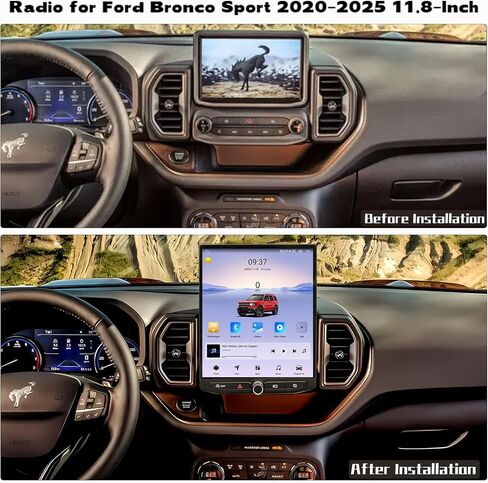 for Ford Bronco Sport 2020-2025 Android 14 Radio 11.8" Touch Screen GPS Nav in Kuwait