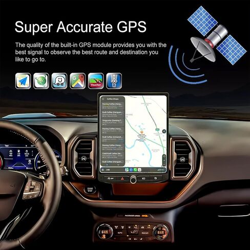 for Ford Bronco Sport 2020-2025 Android 14 Radio 11.8" Touch Screen GPS Nav in Kuwait