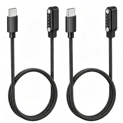 2-Pack Type-C Braided Charger Cable for PLAUD Note/Note Pro AI Voice Recorder Charger, Plaid Charger Replacement Cable USB-C 3.3 FT in Kuwait