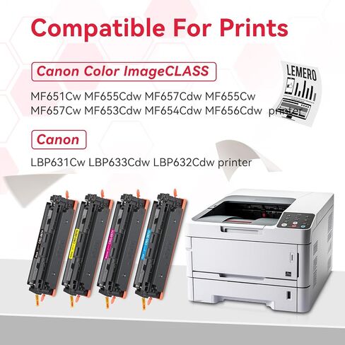 067 067H Toner Cartridges Set Compatible for Canon 067 067H CRG-067H Toner in Saudi Arabia