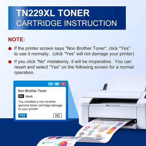 TN229XL TN229 MFC-L3780CDW Toner Compatible for Brother TN229XL TN229 XL in Saudi Arabia