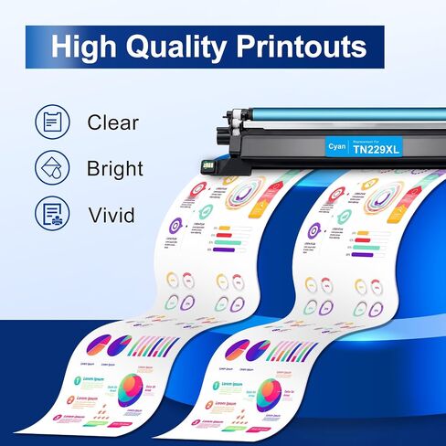 TN229XL TN229 MFC-L3780CDW Toner Compatible for Brother TN229XL TN229 XL in Saudi Arabia