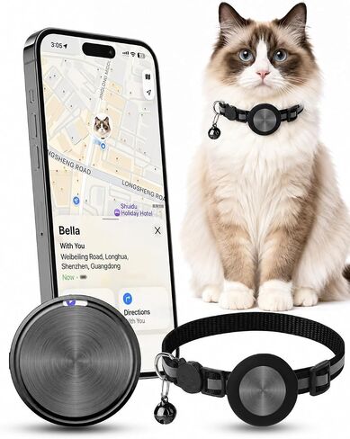 Cat Tracker Collar for iPhone, GPS Tracker Alternative, Find My APP in Kuwait