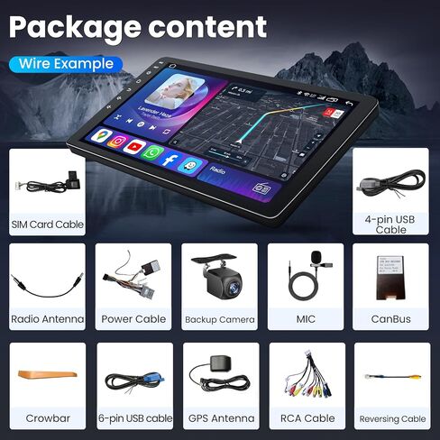 8 Core 4+64G Android 13 Car Radio Stereo for Chevy Silverado 2003-2006 in Saudi Arabia