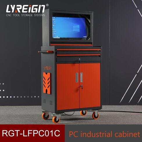 Desktop Mobile Cart with Monitor Mount Industrial Computer Cabinet in Saudi Arabia