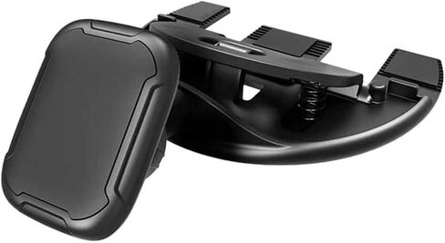 CD Slot Car Phone Holder, Auto Lock Button CD Port Clip-type Car Phone Mount, 360 Degree Adjustment Cell Phones Mount, Universal Smartphone Holder for Most Cars (Black) in Saudi Arabia