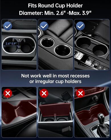 TYKOR Cup Holder Phone Holder for Your Car, 2 in 1 Cup Holder Phone Mount in Kuwait