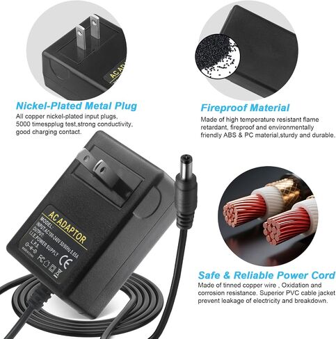 COOLM Universal 6V Power Supply Charger AC DC Adapter with 8 DC Plug Tips in Kuwait