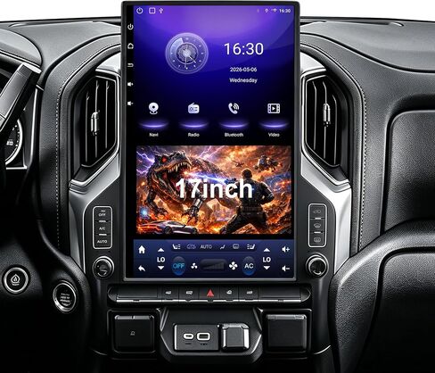 17" Android Car Radio for Chevrolet Silverado GMC Sierra 2019-2023 in Kuwait