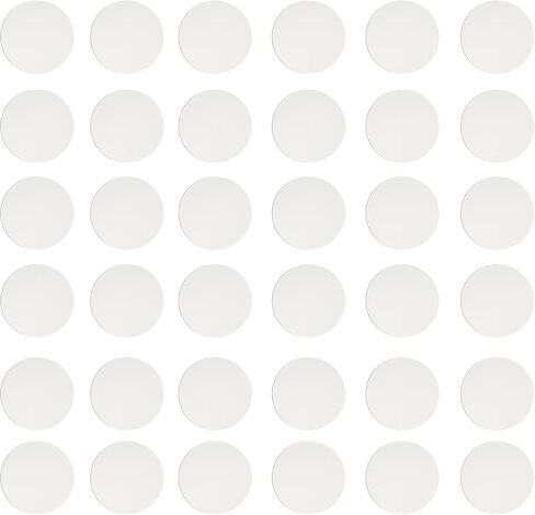 PATIKIL 15mm Metal Plate for Phone Magnet, 36pcs Round Adhesive Metal Plate Replacement Stickers for Magnetic Car Mount Holder Phone Case Wall, Silver Tone in Kuwait