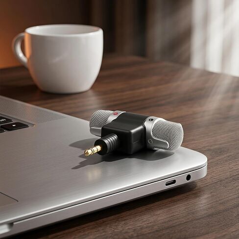 2pcs Mini Stereo Laptop Microphone 3.5mm Plug in Online Classes in Saudi Arabia