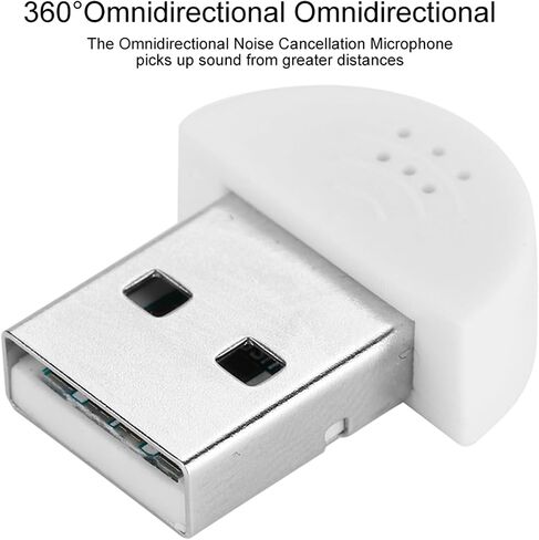 USB Mini Microphone, Omnidirectional Noise Canceling Computer Mic in Kuwait