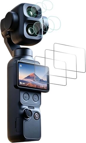 [3+3]Pack Screen Protector for DJI Osmo pocket 4P with Lens Protector in Saudi Arabia