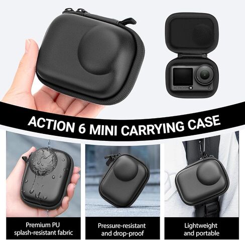 Accessories for DJI OSMO Action 6 Carrying Case with Lens Screen Protectors in Kuwait