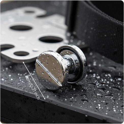 Diving Equipment Fastener Brass Accessory Backplate Screw Harness Hardware Scuba Book Screw with Secure Fit for Technical Backplate Integration, Bright Chrome in Kuwait