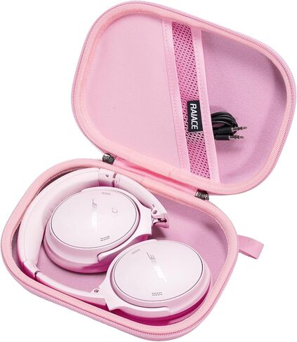 RAIACE Hard Storage Case Compatible with Bose QuietComfort, QC 45, QC45 SE, QC 35,QC 35 II, QC SE Headphones, Travel Carrying Bag. (Case Only)-Pink in Kuwait