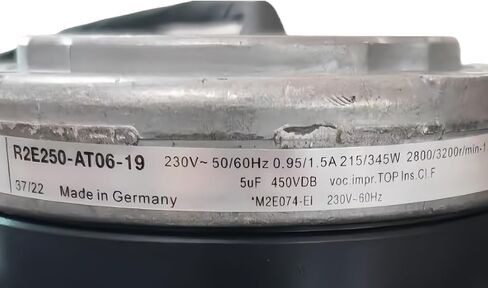 R2E250-AT06-19 230V 0.95/1.5A 215/345W 2800/3200RPM مروحة تبريد 250 مم in Kuwait