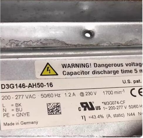 D3G146-AH50-16 200-277 فولت 1.2 أمبير 1700 دورة في الدقيقة مروحة تبريد 4 أسلاك in Kuwait