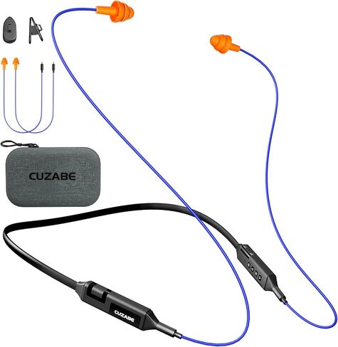 Bluetooth Earplug Headphones for Work, Replacement Buds, 30H Battery in Saudi Arabia