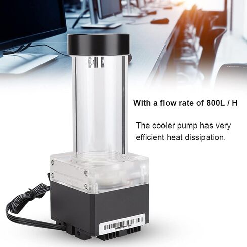 Pub Fs6pd 17 Computer Water Cooled Integrated Pump for Pc Enthusiasts Building Custom Gaming Rigs Flow Rate for Efficient Heat Dissipation 3.5m Pump Headanode (black) in Kuwait