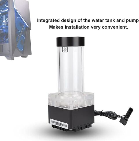 Pub Fs6pd 17 Computer Water Cooled Integrated Pump for Pc Enthusiasts Building Custom Gaming Rigs Flow Rate for Efficient Heat Dissipation 3.5m Pump Headanode (black) in Kuwait