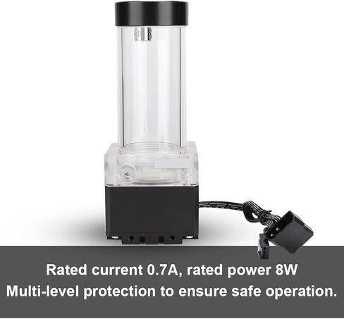 Pub Fs6pd 17 Computer Water Cooled Integrated Pump for Pc Enthusiasts Building Custom Gaming Rigs Flow Rate for Efficient Heat Dissipation 3.5m Pump Headanode (black) in Kuwait