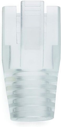 TRUE CABLE RJ45 Strain Relief Boots, 7.0mm Slip-On PVC Plug Cover, Transparent, 100 Pieces (Pack of 2) in Kuwait
