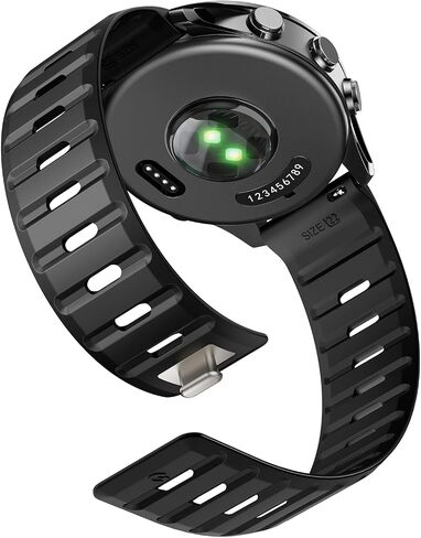 Strong Magnetic Watch Bands for Garmin Vivoactive 6/5/3, 20mm Quick Release Bands Compatible with Garmin Forerunner 165/245/645/55/570 42mm, Silicone Sport Strap for Garmin Venu 2 Plus/Venu Sq/Sq 2 in Saudi Arabia