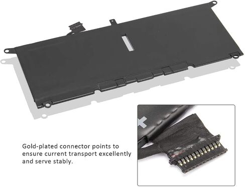 DELL DXGH8 Battery for Dell XPS 13 7390 9370 9380 Inspiron 13 5390 5391 7390 7391 Inspiron 14 7490 Latitude 3301 3311 Vostro 5390 5391 Series Notebook 0H754V H754V 0V48RM V48RM HK6N5 7.6V 52Wh 4Cell in Kuwait