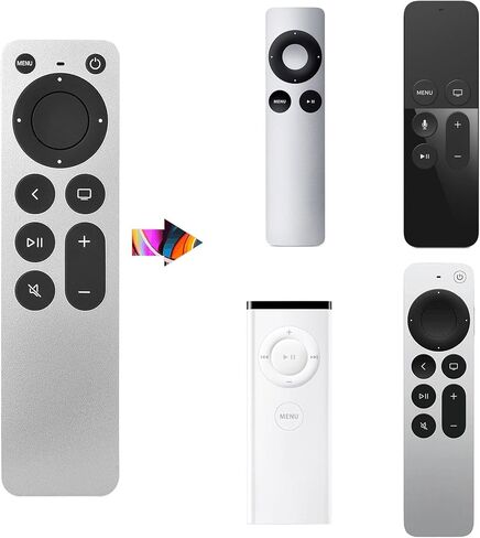 Replacement Apple TV Remote Control for Apple 4K / HD/Gen 1 2 3 4 with TV Control(NO Siri Voice Touchpad) in Kuwait