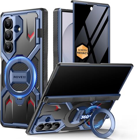 TONGATE for Z Fold 8 Ultra Case, Spin Magnetic Stand, Privacy Screen, Black in Kuwait