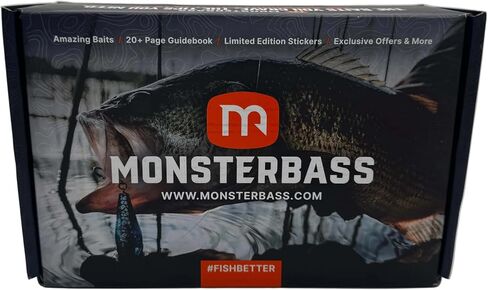 MONSTERBASS Tournament Starter Kit - 7 Premium Bass Fishing Lures Variety Pack | Complete Fishing Tackle Set with Crankbaits, Spinnerbaits, Topwater Baits & Soft Plastics for Beginners & Pros in Saudi Arabia