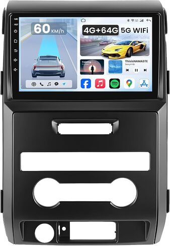 Car Radio for Ford F150 2009-2014: Upgrade 9 inch 1280x800 HD Touchscreen Stereo with Wireless Carplay Android Auto 5G WiFi GPS Navigation Bluetooth FM Mirror Link, Free Backup Camera in Saudi Arabia