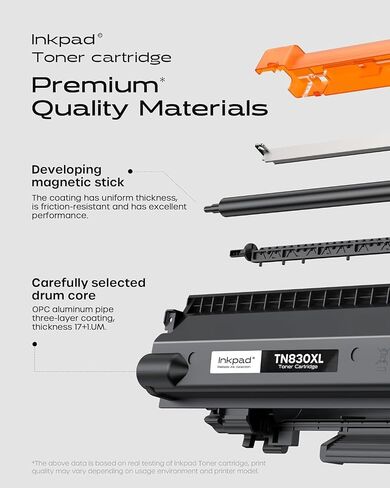 TN830XL TN830 Toner Cartridges for DCP-L2640DW HL-L2460DW, 2 Pack Black in Saudi Arabia