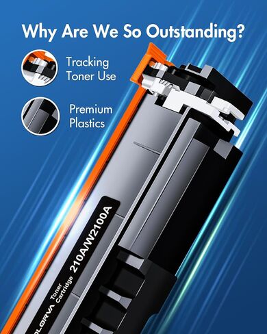 210A Toner Cartridges 4 Pack Replacement for HP 210A 210X W2100A with Chip in Kuwait