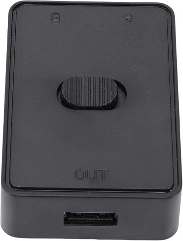 Asixxsix USB 3.0 Switch Selector, Seamless OneClick Switching High Speed Data Transfer USB Printer Sharing Switch, Switcher for 2 Computers with Plug and Play No External Power for in Kuwait