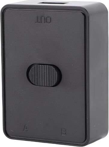 Asixxsix USB 3.0 Switch Selector, Seamless OneClick Switching High Speed Data Transfer USB Printer Sharing Switch, Switcher for 2 Computers with Plug and Play No External Power for in Kuwait