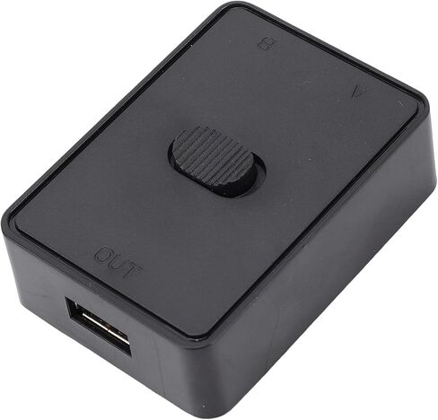 Asixxsix USB 3.0 Switch Selector, Seamless OneClick Switching High Speed Data Transfer USB Printer Sharing Switch, Switcher for 2 Computers with Plug and Play No External Power for in Kuwait