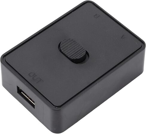 Asixxsix USB 3.0 Switch Selector, Seamless OneClick Switching High Speed Data Transfer USB Printer Sharing Switch, Switcher for 2 Computers with Plug and Play No External Power for in Kuwait