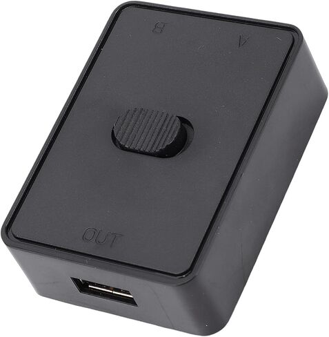 Asixxsix USB 3.0 Switch Selector, Seamless OneClick Switching High Speed Data Transfer USB Printer Sharing Switch, Switcher for 2 Computers with Plug and Play No External Power for in Kuwait