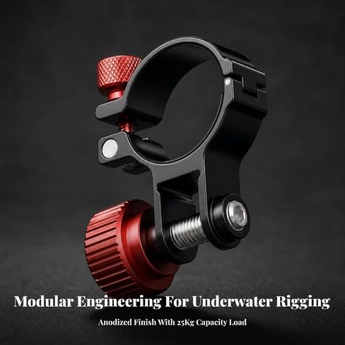Adjustable Flashlight Mount | Underwater Light Mount, Flashlight Holder, for Diving Video, Flashlight Clip in Kuwait