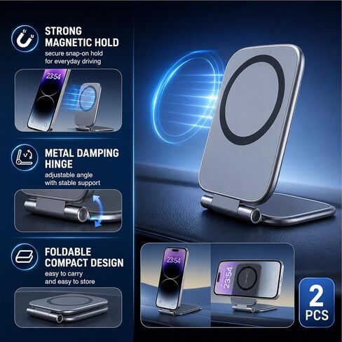 Ultra Thin Magnetic Mount 2 Pcs for Car Phone in Saudi Arabia