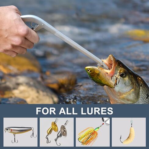 SNAIL TRAIL 11.5" Fishing Hook Remover Tool & 9" Floating Fish Gripper Kit in Kuwait