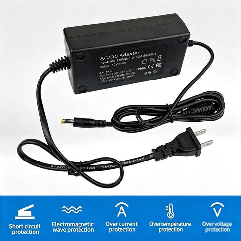 Power Cord Replacement for Peloton Bike PLTN-RB1VO/RB1V1/RB1VQ in Saudi Arabia