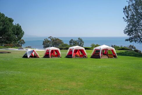Heavy Duty Family Camping Tent, Large 3 Person Freestanding Tent with 150D Polyester Fabric, Steel Poles, Durable Waterproof Cabin Tent for Family Outdoor Camping (Alcove (3 Person)) in Saudi Arabia