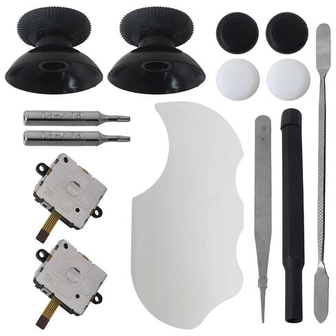 Qblahip 13-in-1 Repair Kit Fit for Meta Quest 3 Controller, Rebuild Kit with Joysticks, Thumbsticks, Screwdriver, Tweezer, and Pry Tool in Saudi Arabia