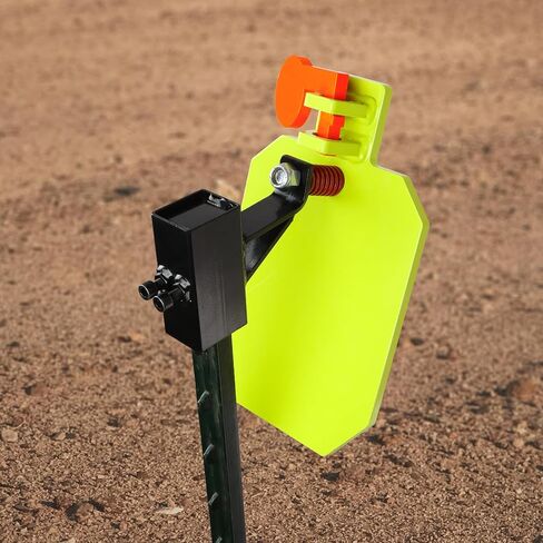 Highwild AR500 Steel Shooting Target 3/8 Inch Thick 7" x 12" Hostage with T-Post Target Holder Mount in Kuwait