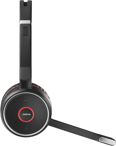 Jabra Evolve 75 MS Wireless Headset, Stereo – Includes Link 370 USB Adapter – Bluetooth Headset with World-Class Speakers, Active Noise-Cancelling Microphone, All Day Battery in Kuwait