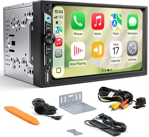 AINAVI 7" Double Din Car Radio Stereo CarPlay Linux OS in Kuwait